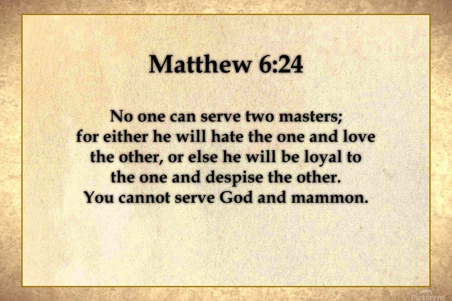 Matthew 6:24